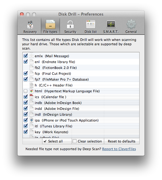 PDF data recovery on Mac OS X