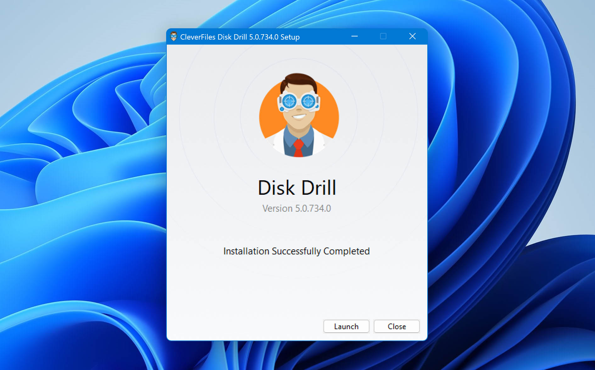Disk Drill install.