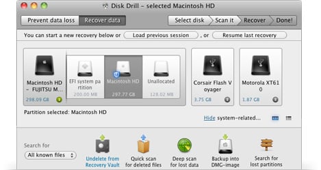RAW recovery on Mac OS X