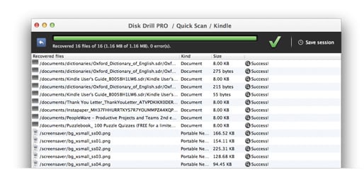 Deep scanning is based on known file signatures