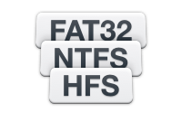 Recover Lost Data from FAT, NTFS, HFS+, etc.