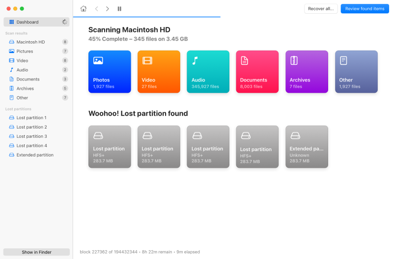 Give it some time - we've increased Disk Drill's scanning speed in the newest release