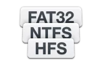 Recover Lost Data from FAT, NTFS, HFS+, etc.