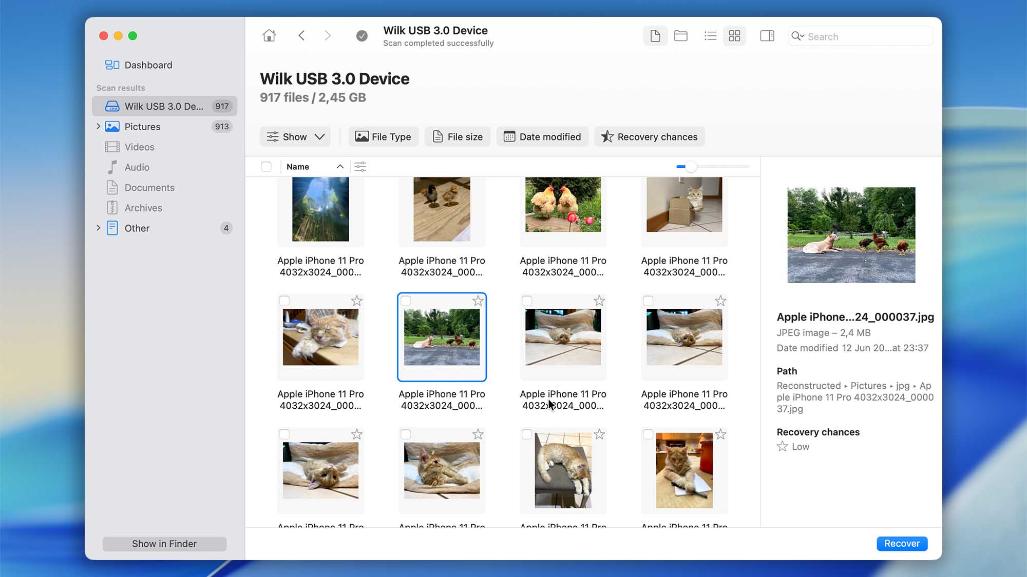 disk drill macos preview before go pro step 01
