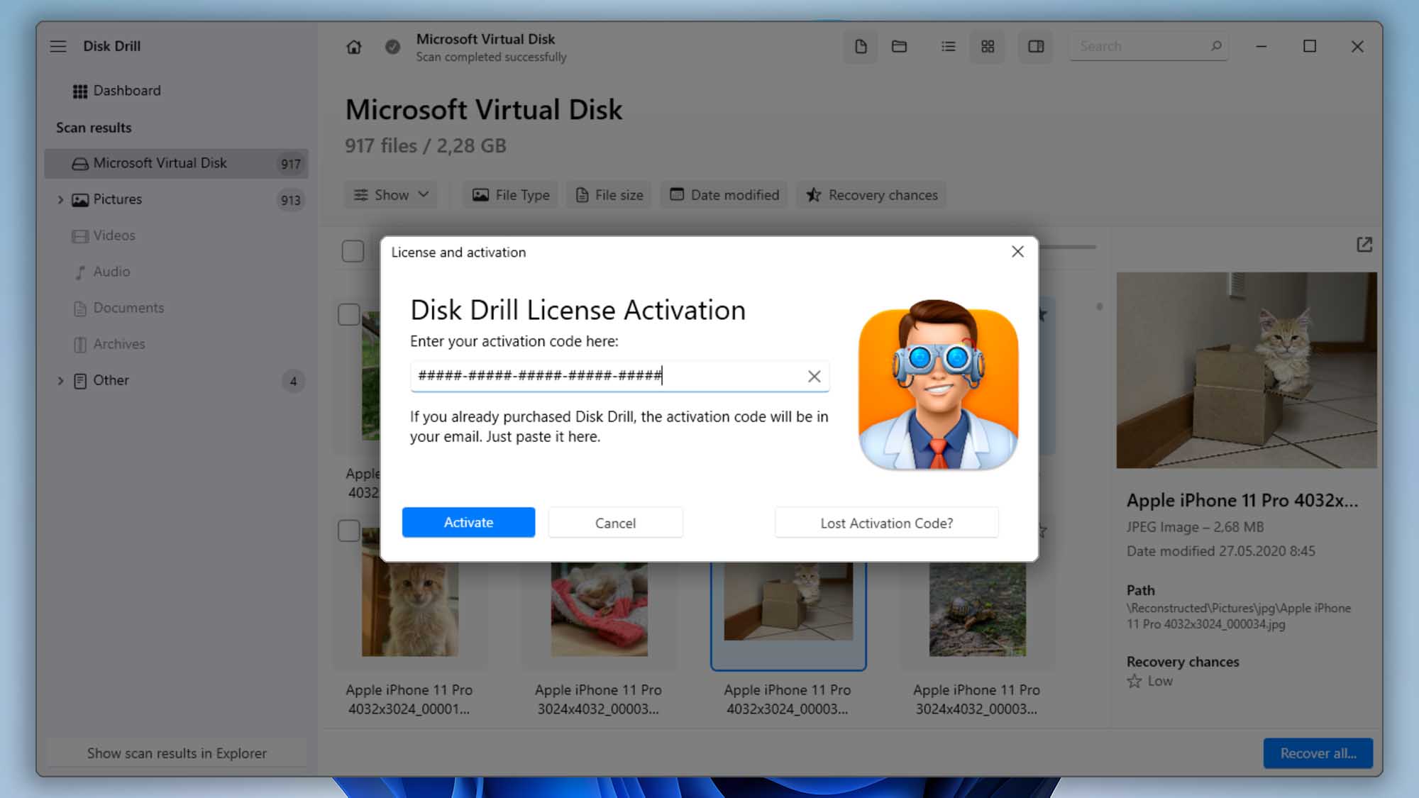 disk drill windows preview before go pro step 04