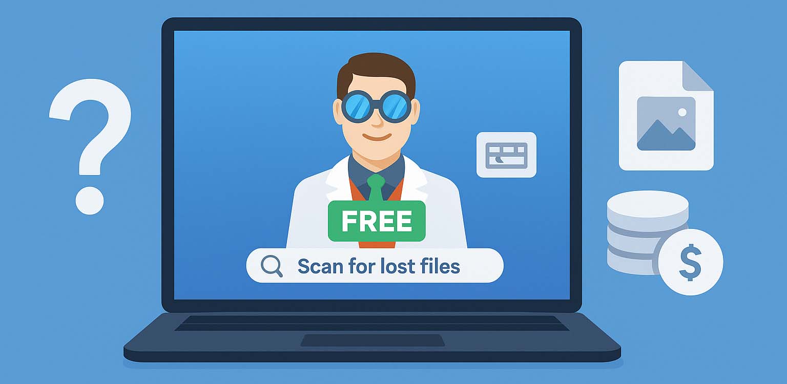 can i really scan for my lost files for free with disk drill