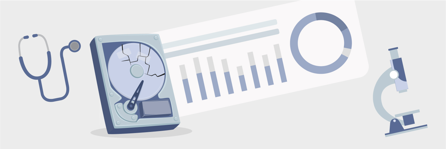 monitor disk health status with disk drill