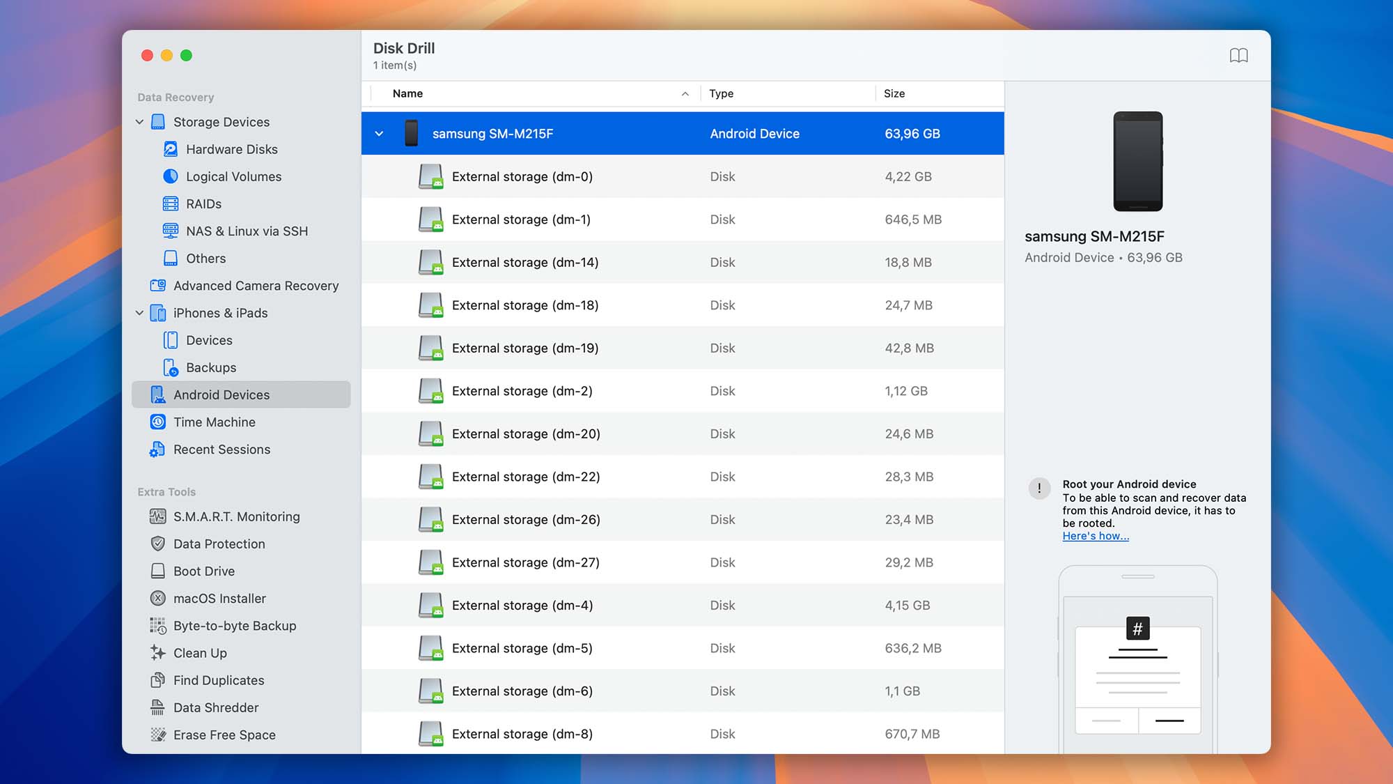 disk drill mac android recovery step 08