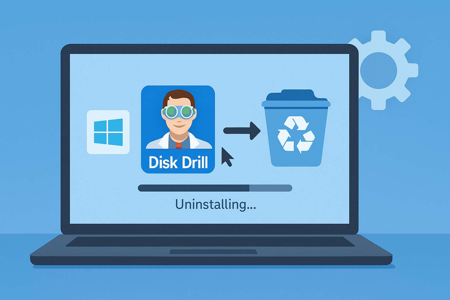 how can disk drill for windows be uninstalled