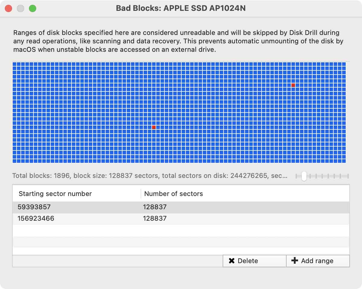 disk drill macos bad blocks