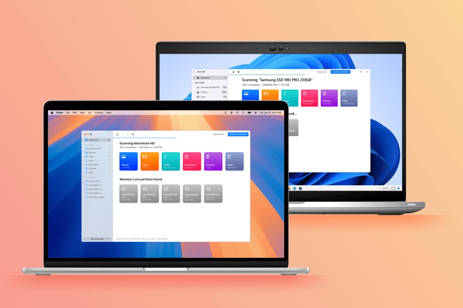difference between disk drill for windows and macos versions