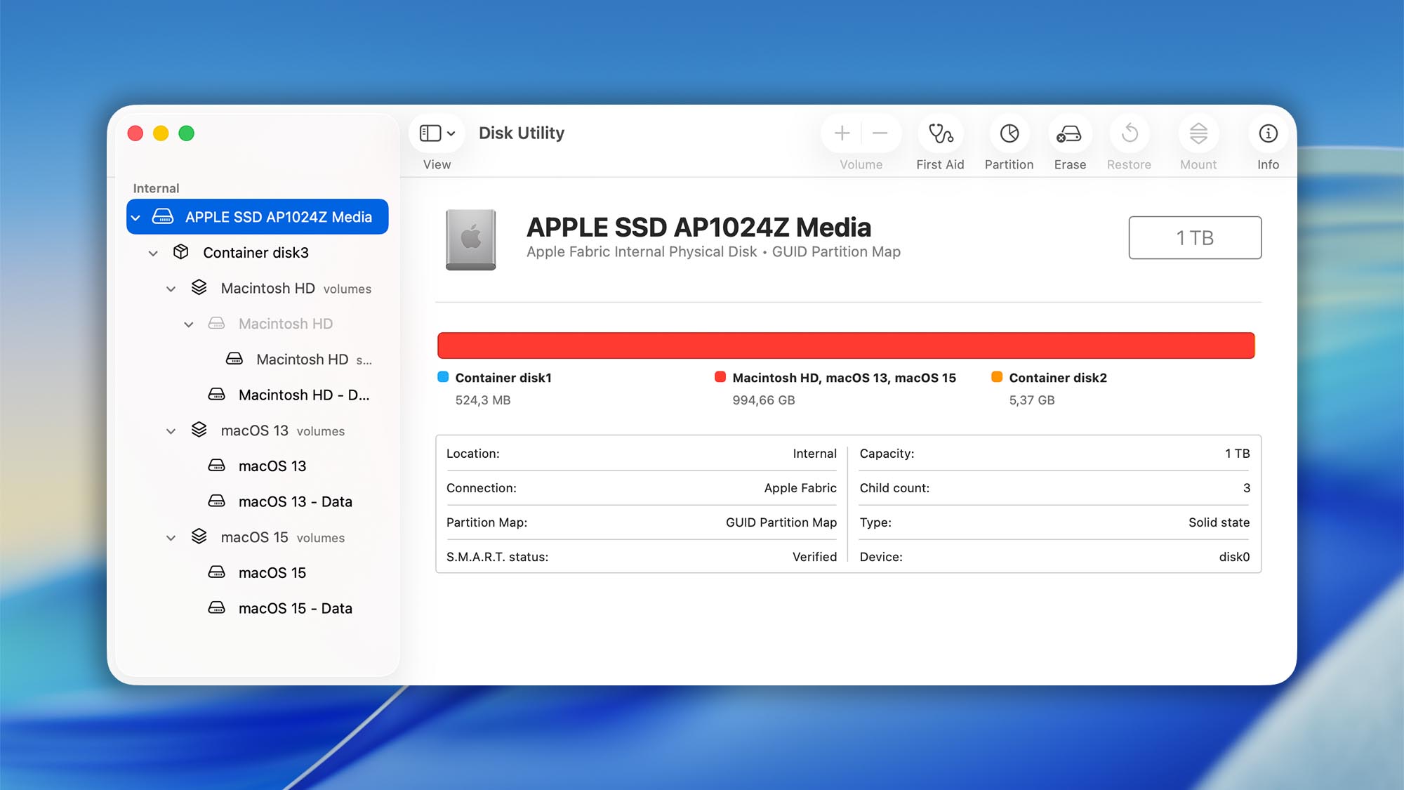 apfs containers explained