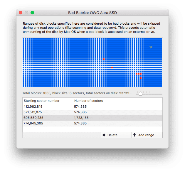 Managing bad sectors in Disk