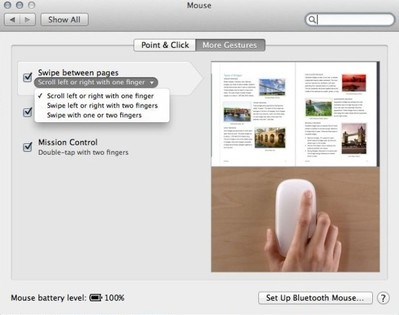Button on a Magic Mouse