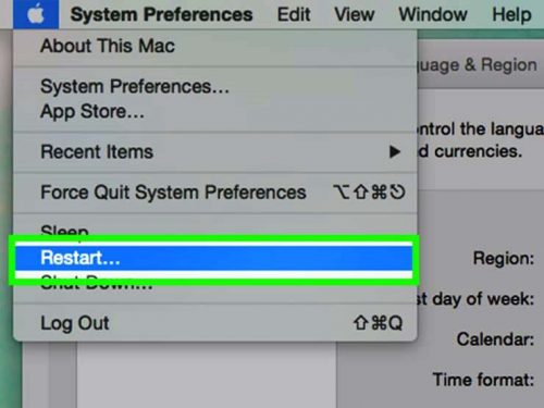 How to Restart Your Mac