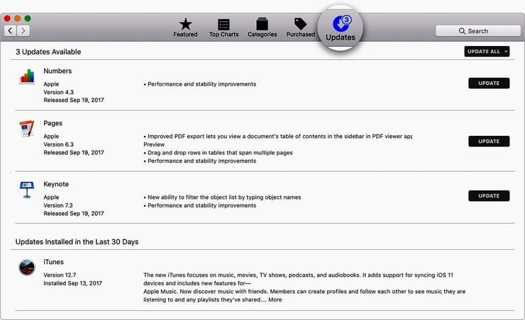 Update Mac Applications