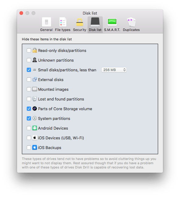 Disk Drill 3 Preferences