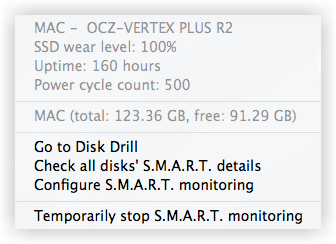 Disk drill S.M.A.R.T.