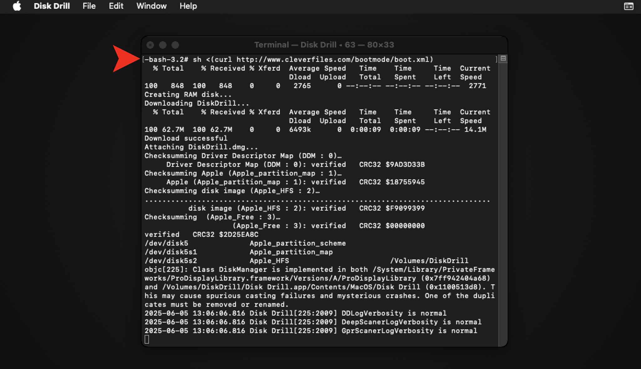 disk drill macos boot mode step 02
