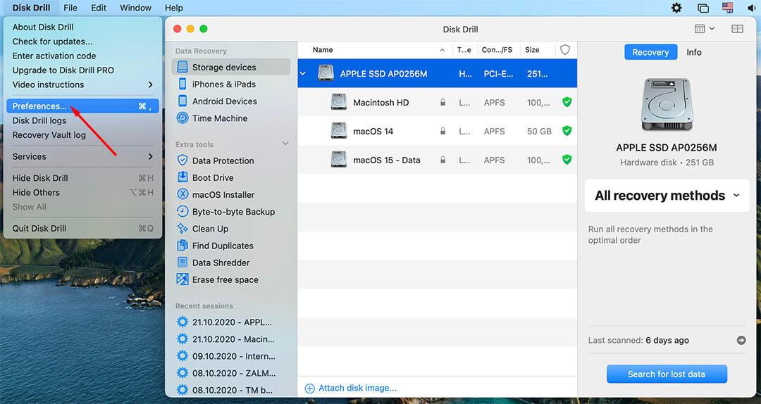 Disk Drill Preferences