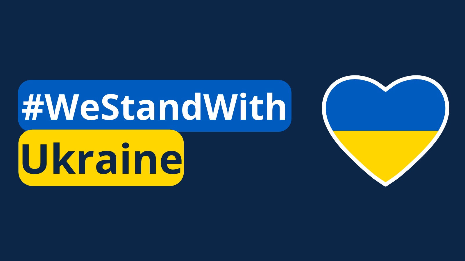 WE STAND WITH UKRAINE! PLEASE SUPPORT UKRAINE NOW!