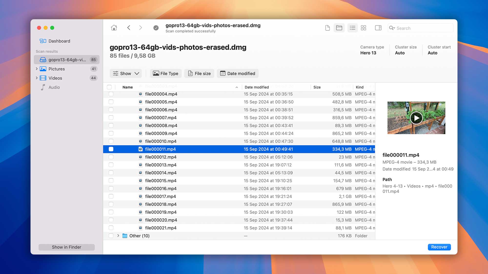 disk drill macos advanced camera recovery step 04