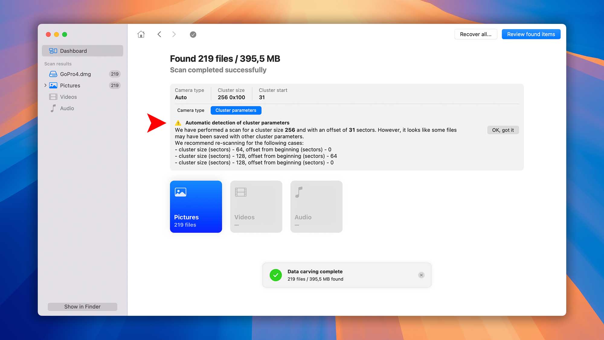 disk drill macos advanced camera recovery step 05