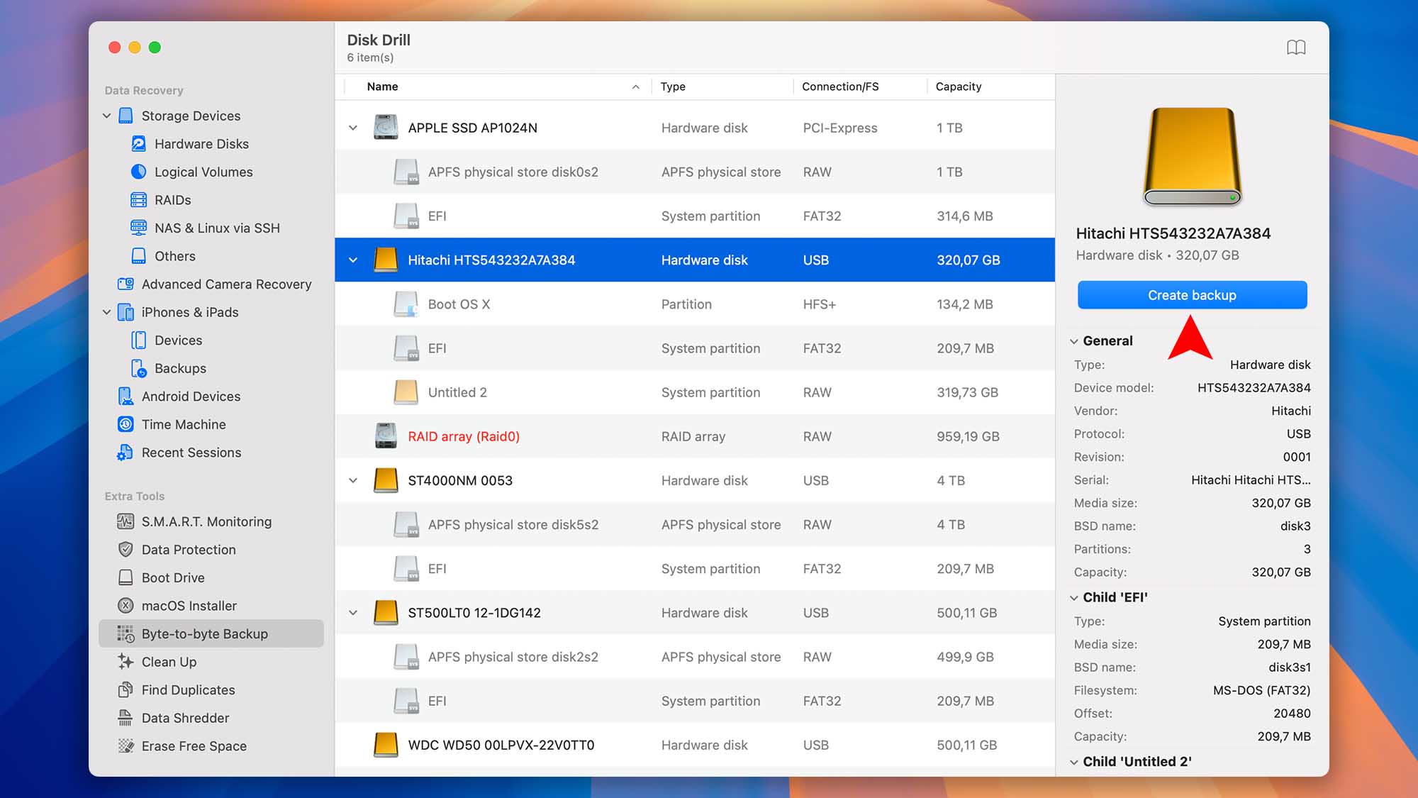 disk drill macos create backup