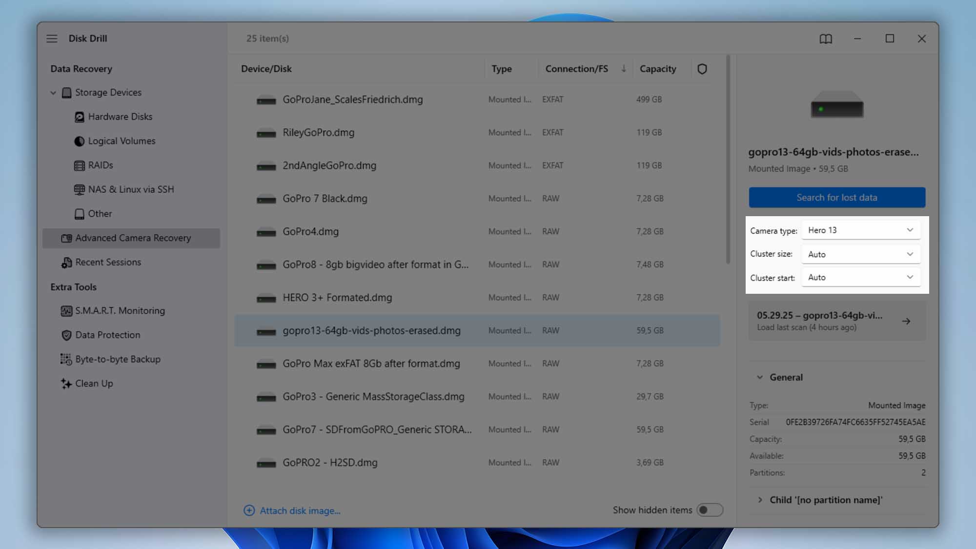 disk drill windows advanced camera recovery step 03