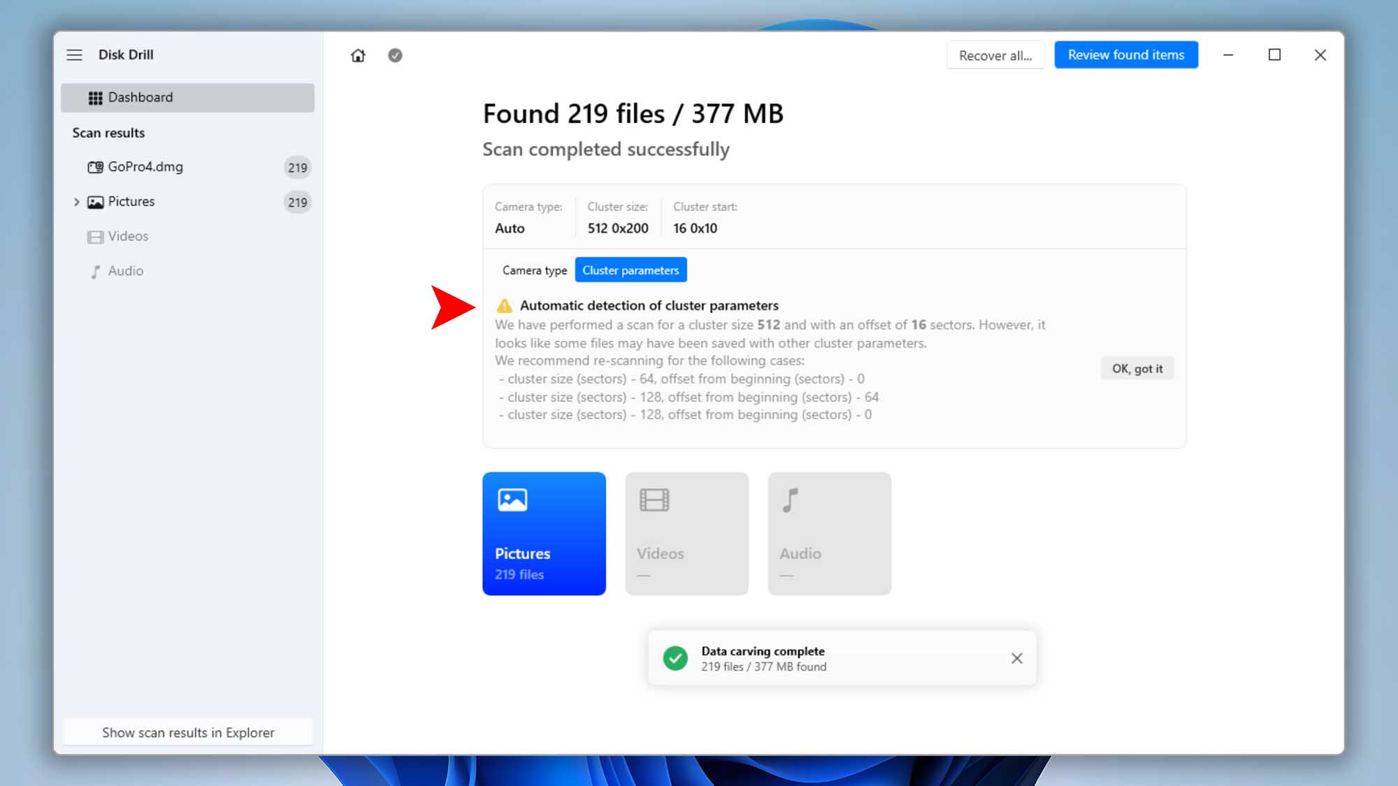 disk drill windows advanced camera recovery step 05