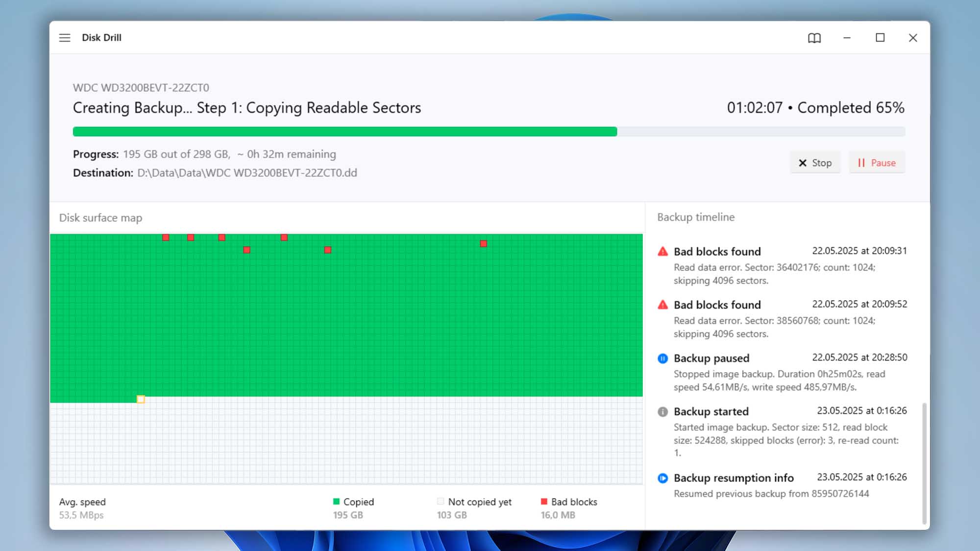 disk drill windows backup step 1