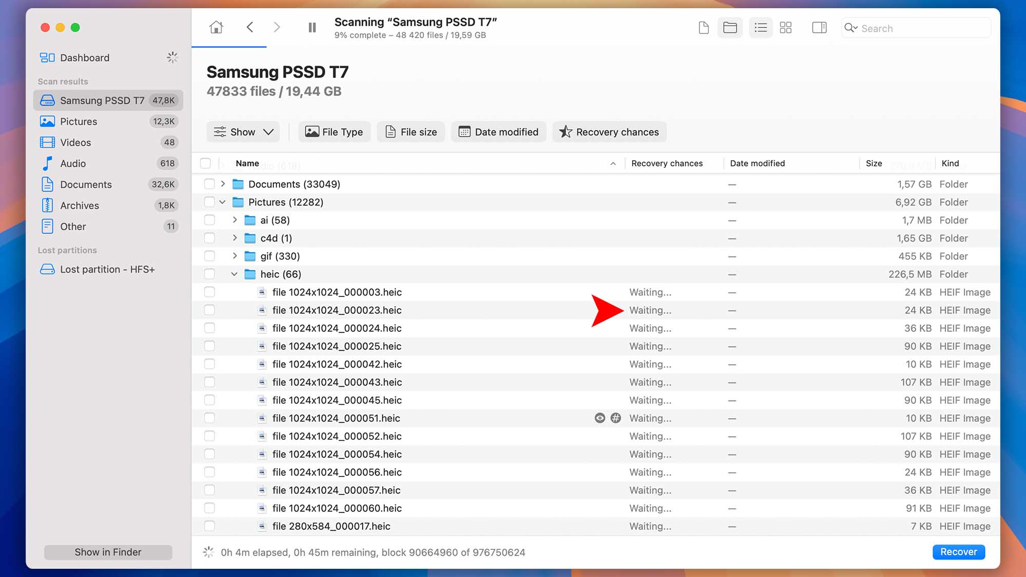 disk drill macos recovery chances step 02