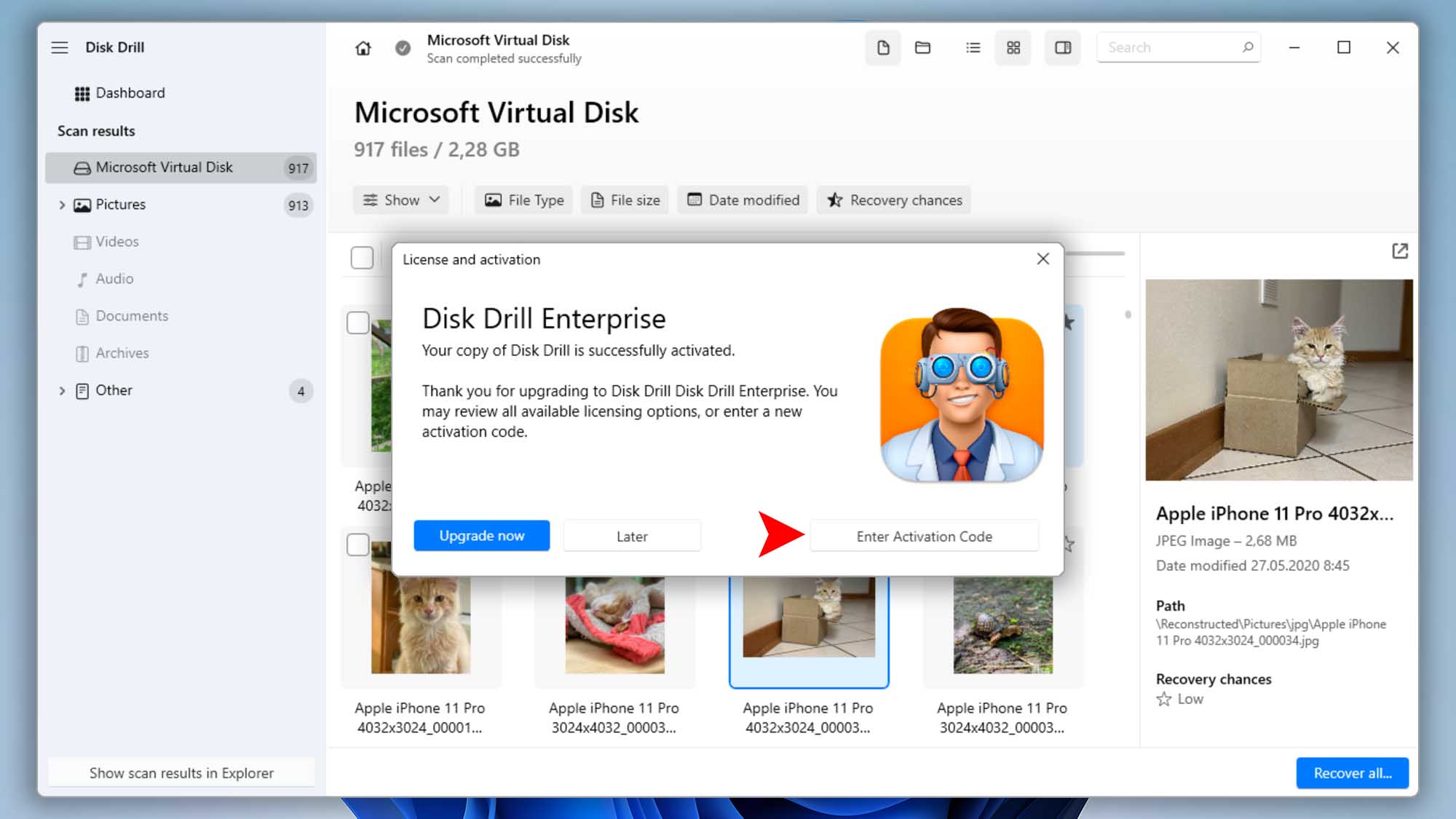 disk drill windows preview before go pro step 03