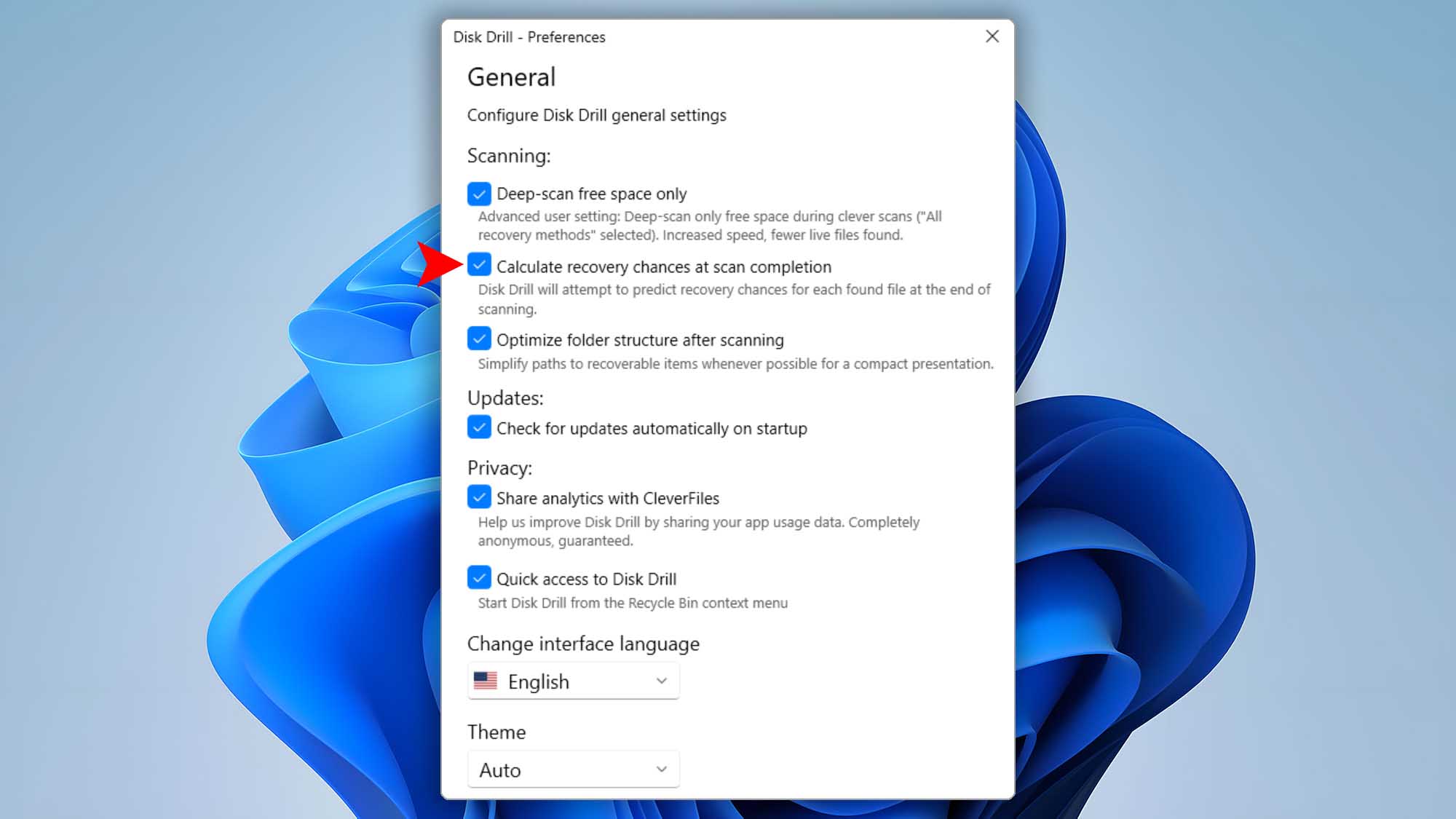 disk drill windows recovery chances step 01