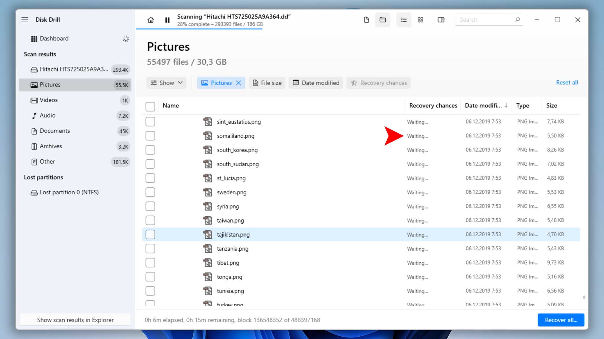 disk drill windows recovery chances step 02