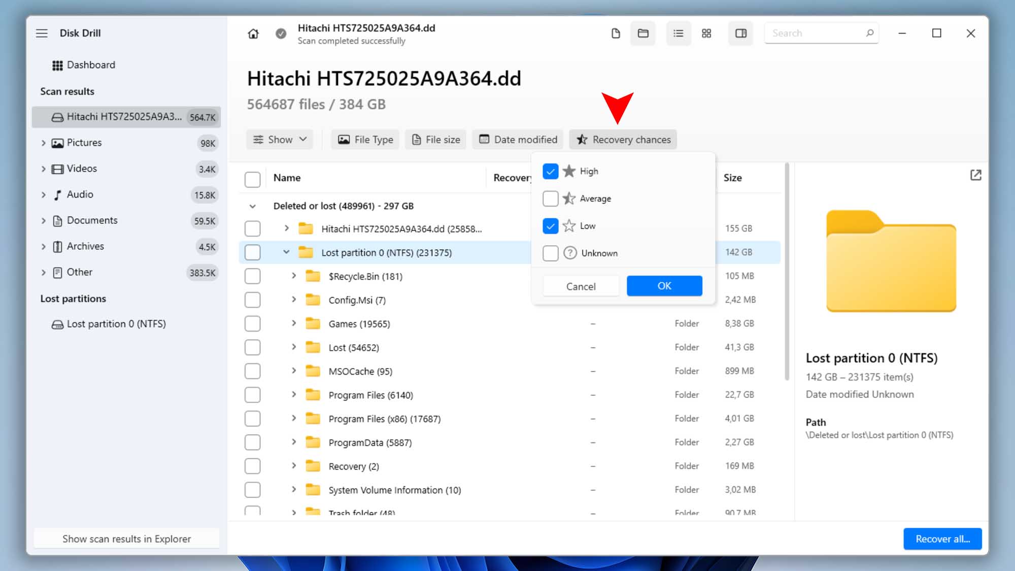 disk drill windows recovery chances step 07