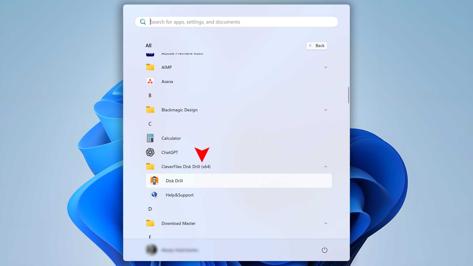 disk drill windows 11 uninstall step 02