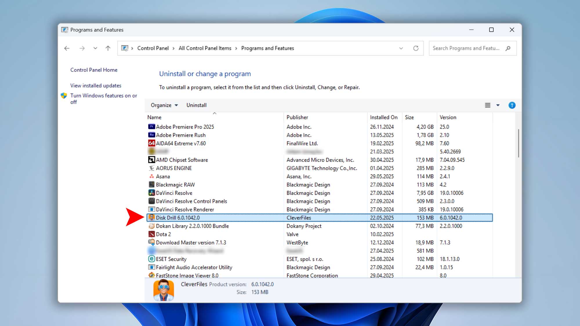 disk drill windows 10 uninstall step 11