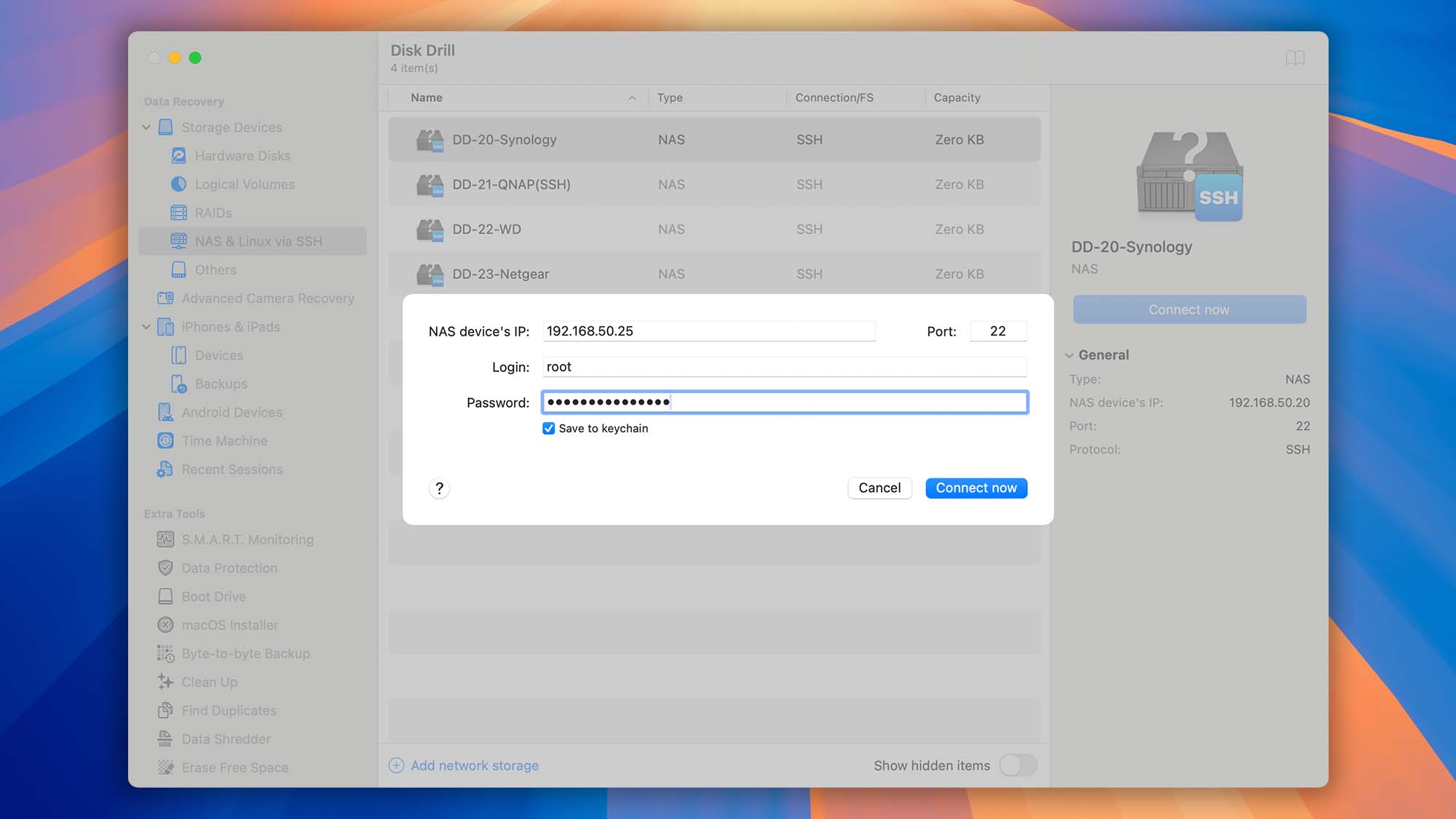 recover data from nas with disk drill step 20