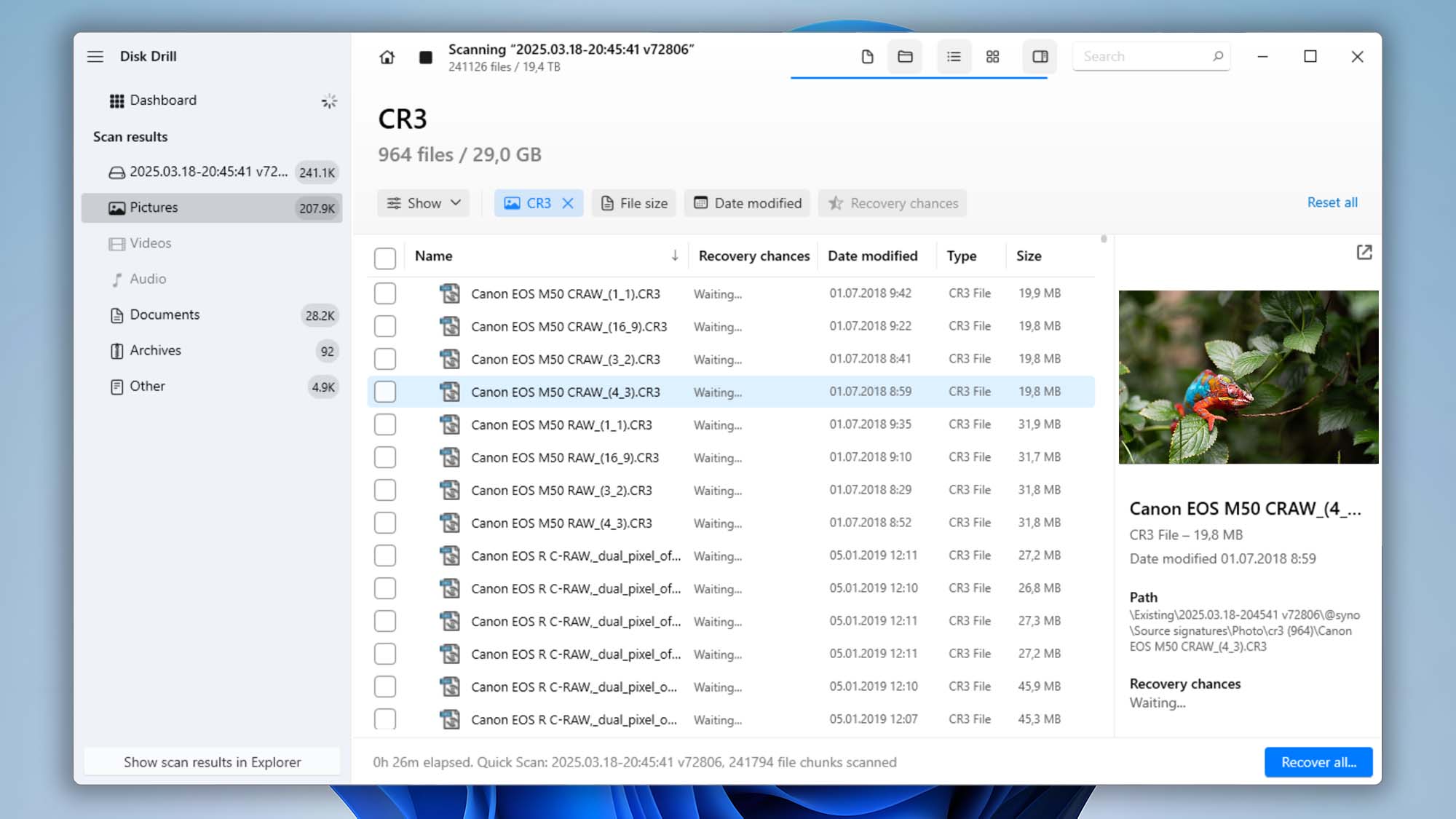 recover data from nas with disk drill step 23