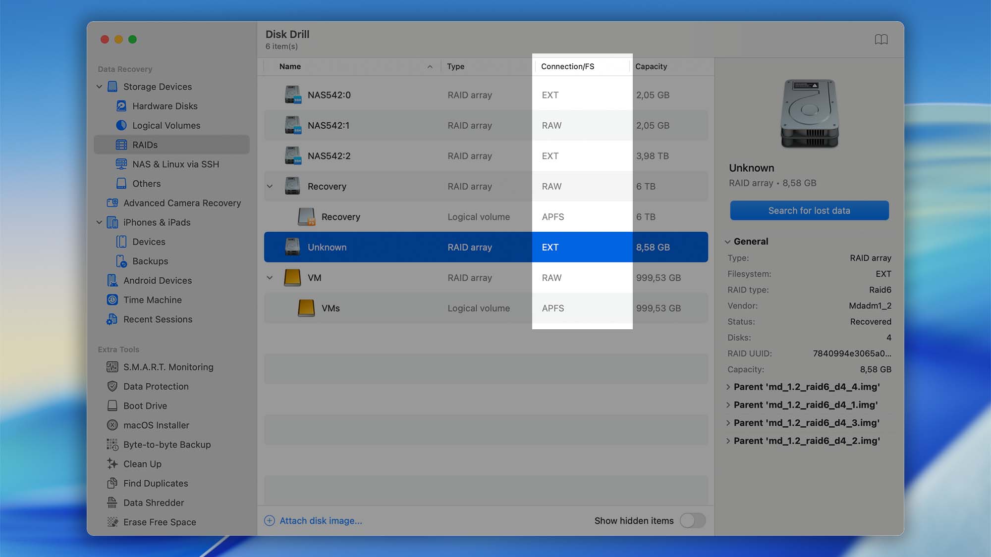 recover data from raid with disk drill step 05