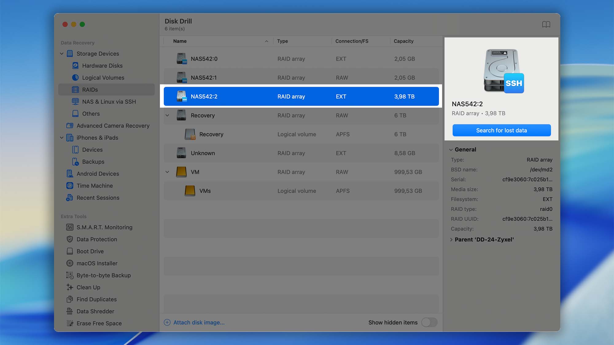 recover data from raid with disk drill step 08