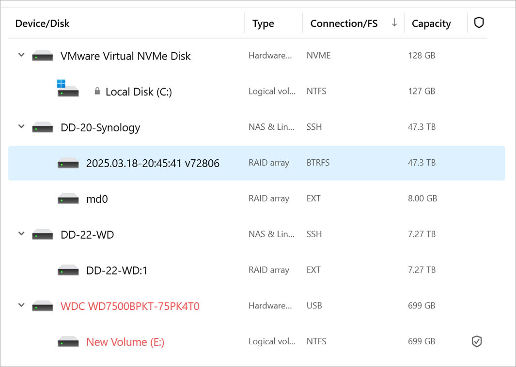 disk list disk drill windows