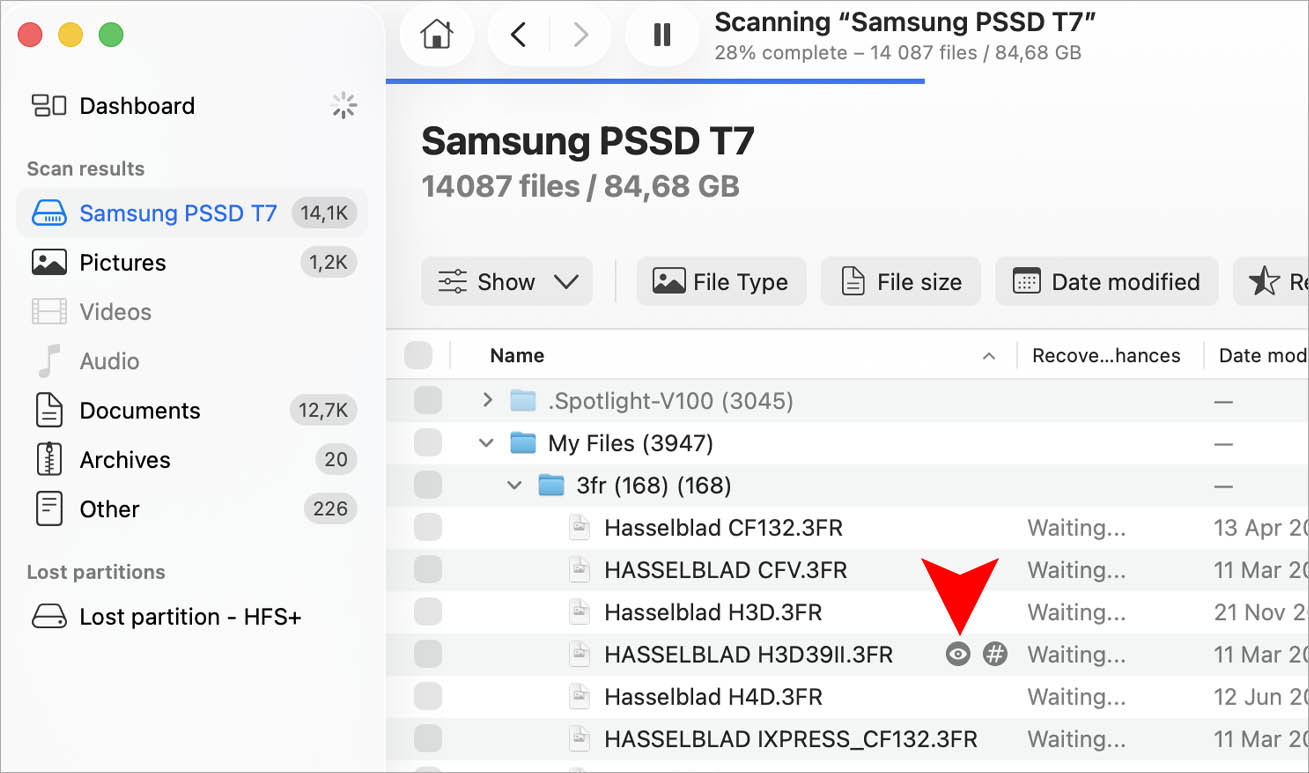 preview files disk drill macos