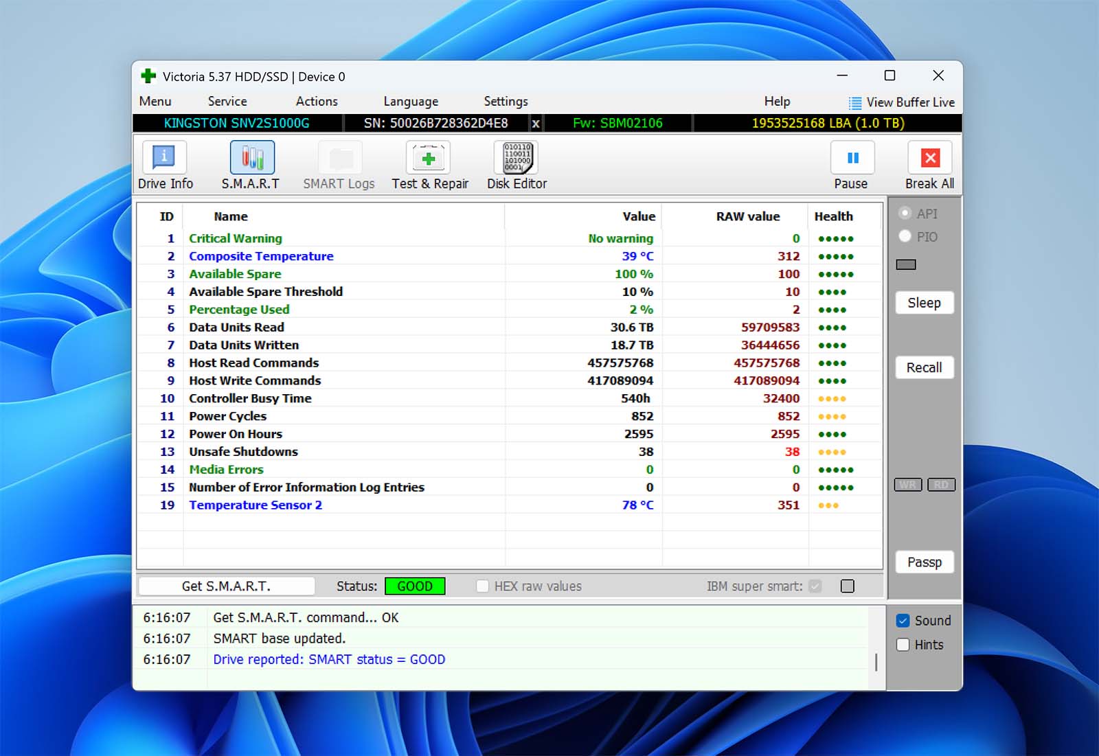 Victoria for Windows