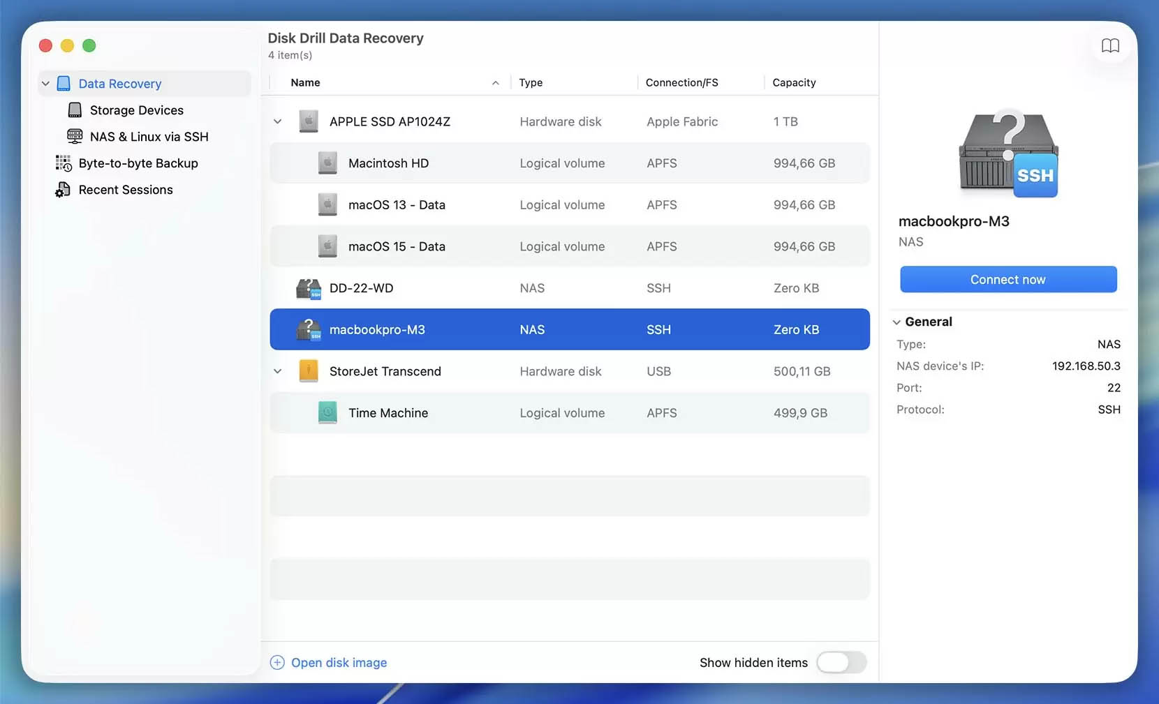 Disk Drill Data Recovery connect now