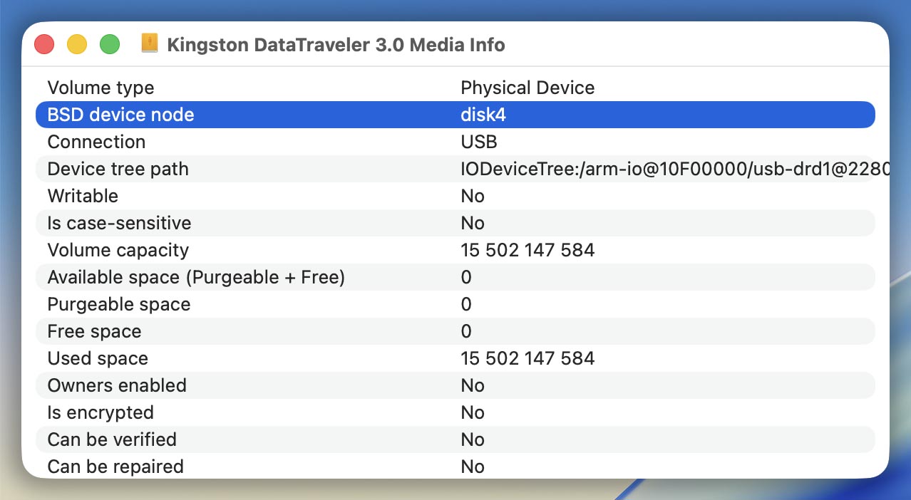 view disk name in disk utility