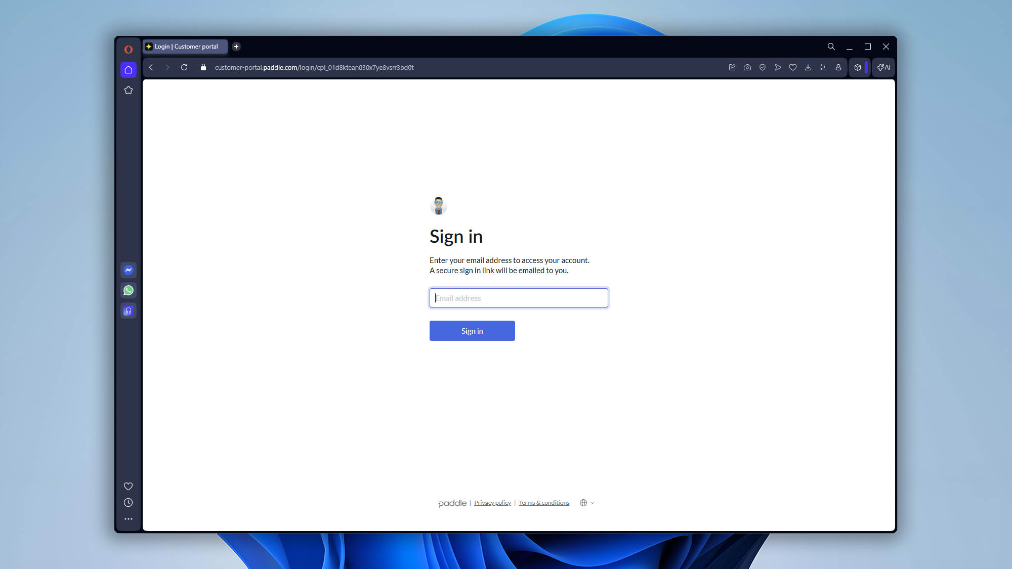 customer portal paddle