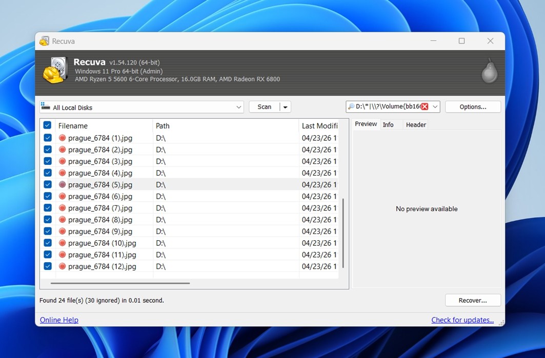 sandisk data recovery