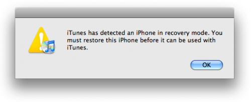 itunes recovery mode